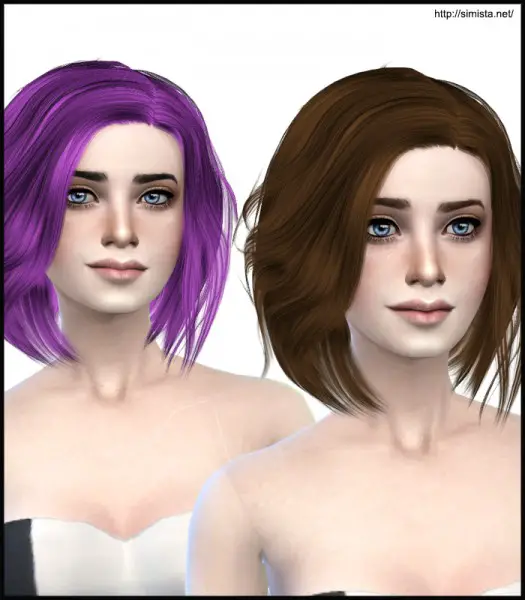 Simista: Stealthic Vapor Hairstyle Retextured - Sims 4 Hairs