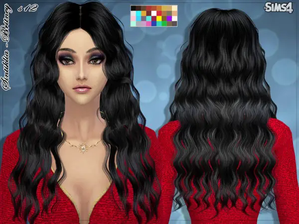 Sintiklia Sims: Britney hairstyle 12 for Sims 4
