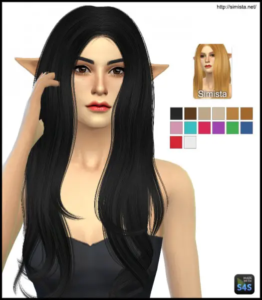 Simista: Alesso`s 60s hairstyle retextured for Sims 4