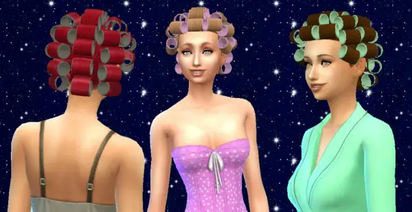 Mystufforigin: Hair Rollers Conversion for Sims 4