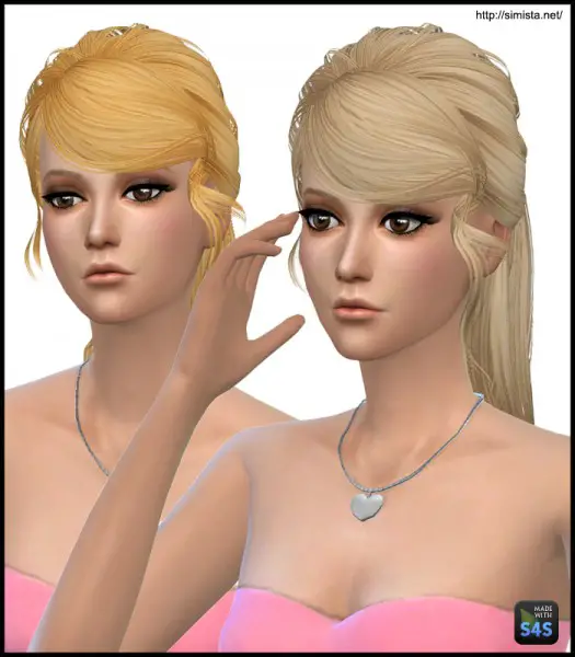 Simista: Skysims 140 hairstyle retextured for Sims 4