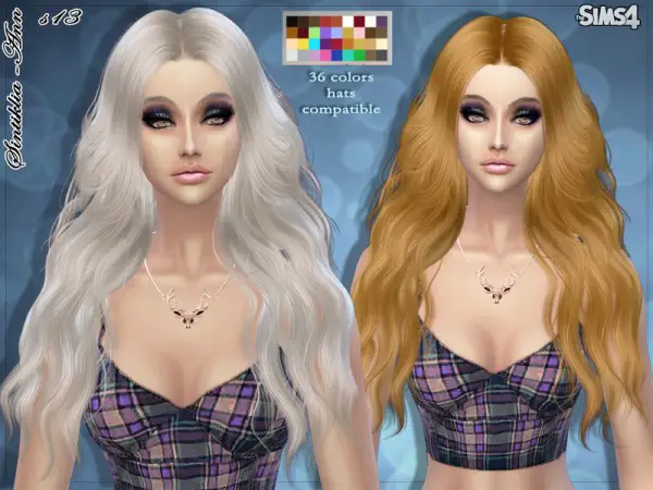 The Sims Resource: Hairstyle 13 Ann by Sintiklia for Sims 4