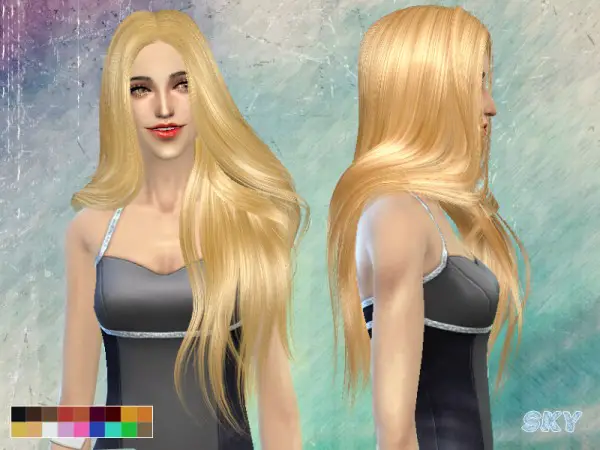 The Sims Resource: Hairstyle 262 by Skysims for Sims 4
