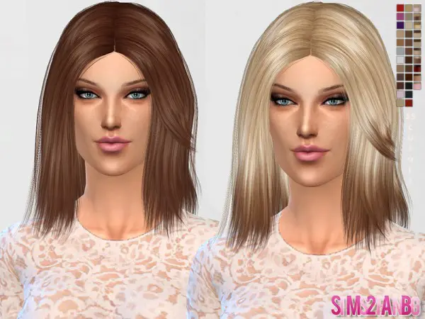 The Sims Resource: Hair   01 by sims2fanbg for Sims 4