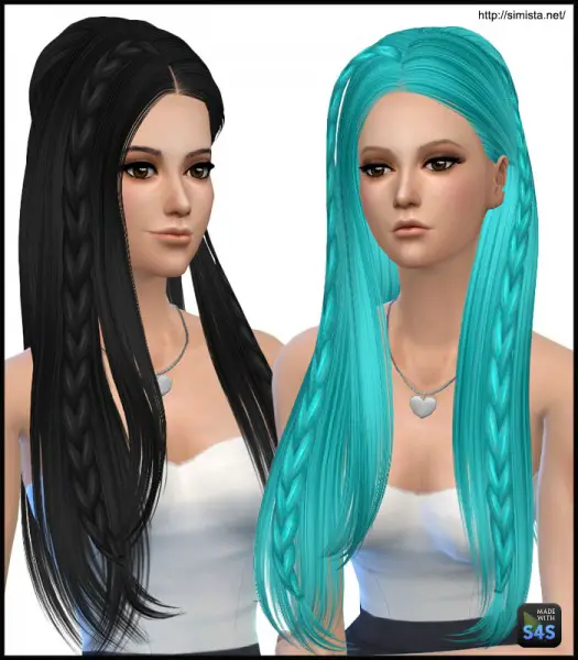 Simista: Skysims 233 Hairstyle Retextured for Sims 4