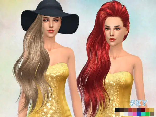 The Sims Resource: Hairstyle 264 by Skysims for Sims 4