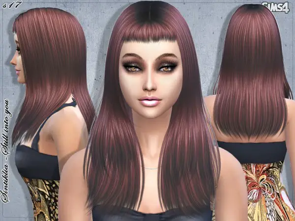 Sintiklia Sims: Still into you hairstyle 17 for Sims 4