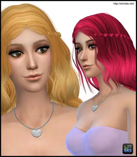 Simista: Alesso`s Firenze hairstyle retextured for Sims 4