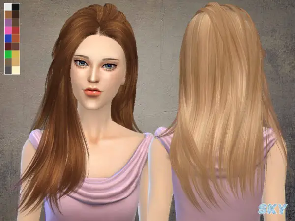 The Sims Resource: Hairstyle 215 by Skysims for Sims 4