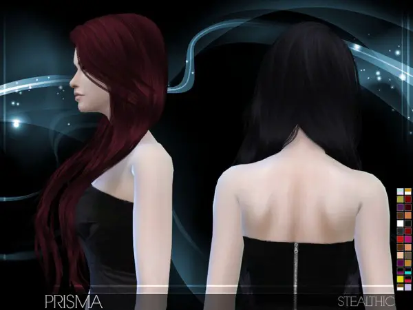 Stealthic: Prisma hairstyle by Stealthic for Sims 4