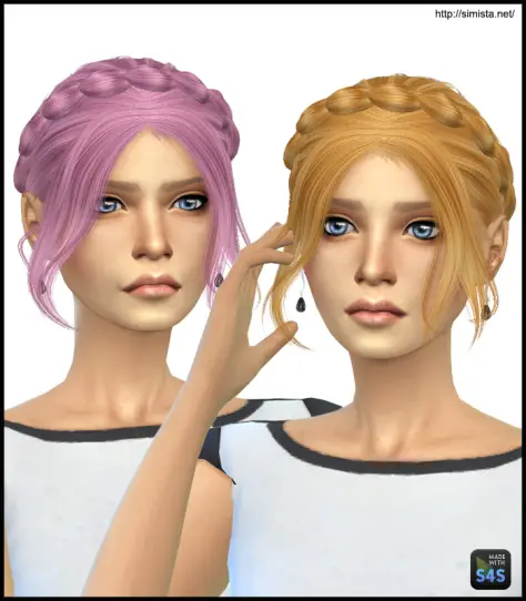 Simista: Alesso`s Slowly hairstyle retextured for Sims 4