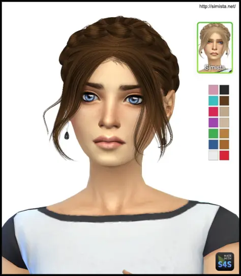 Simista: Alesso`s Slowly hairstyle retextured for Sims 4