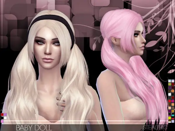 Stealthic: Baby Doll hairstyle for Sims 4