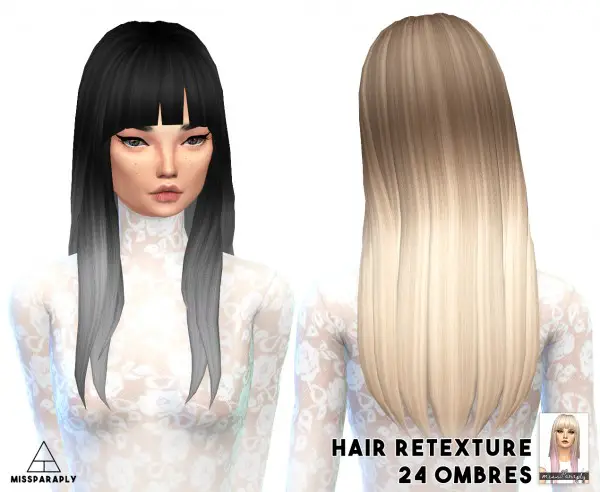 Sims 4 Hairs ~ Miss Paraply: 10 000 + followers appreciation gift ...