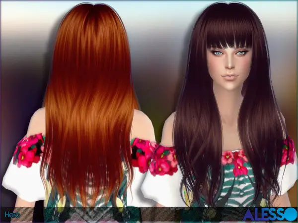 The Sims Resource: Hero Hairstyle by Alesso for Sims 4