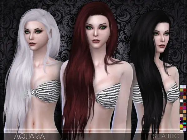 Stealthic: Aquaria hairstyle for Sims 4