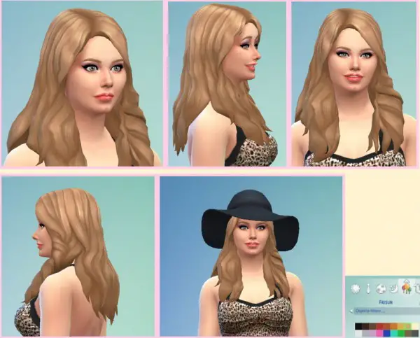 Birksches sims blog: Adele Hairstyle for Sims 4