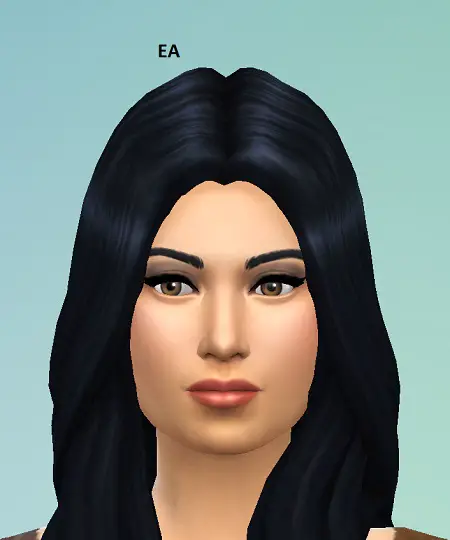 Birksches sims blog: Salma Hayek hairstyle for Sims 4