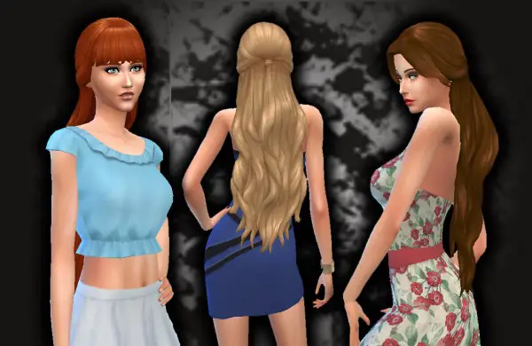 Mystufforigin: New Flame Hair for Sims 4