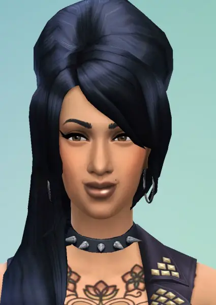 Birksches sims blog: Amy W hairstyle for Sims 4