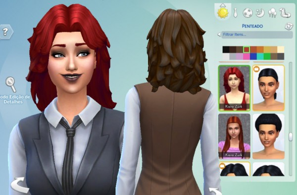 Mystufforigin: Blow Hairstyle for Sims 4
