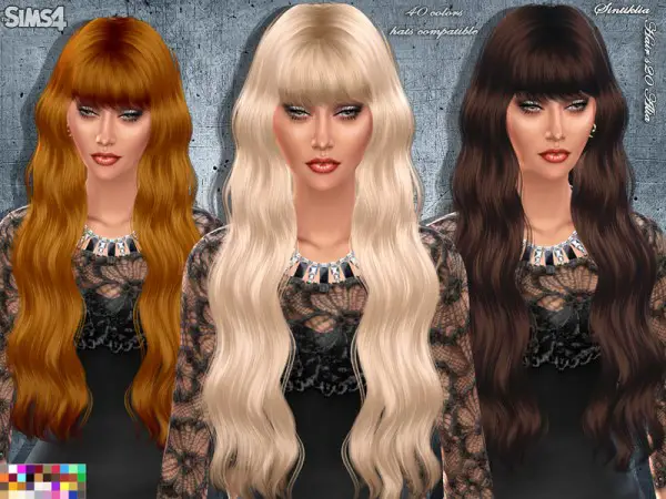 The Sims Resource: Hairstyle 20 Alia by Sintiklia for Sims 4