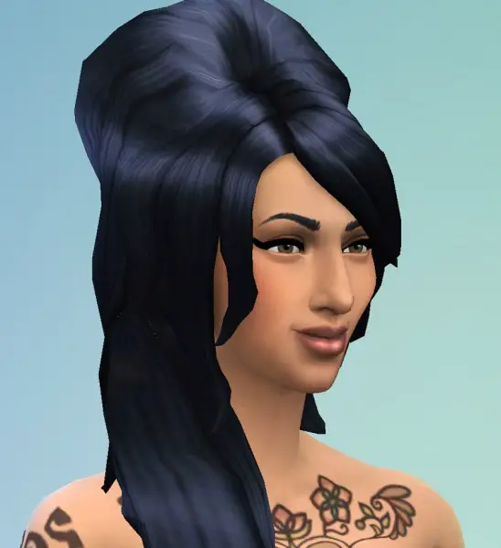Birksches sims blog: Amy W hairstyle for Sims 4