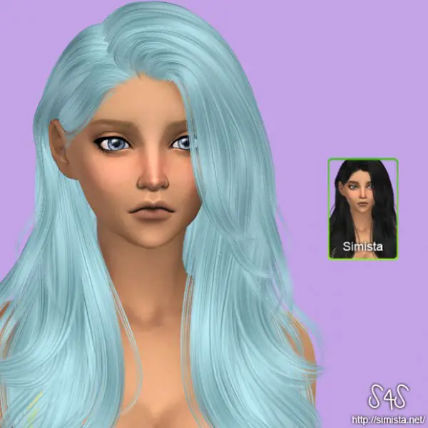 Simista: Alesso`s Hide hairstyle retextured for Sims 4