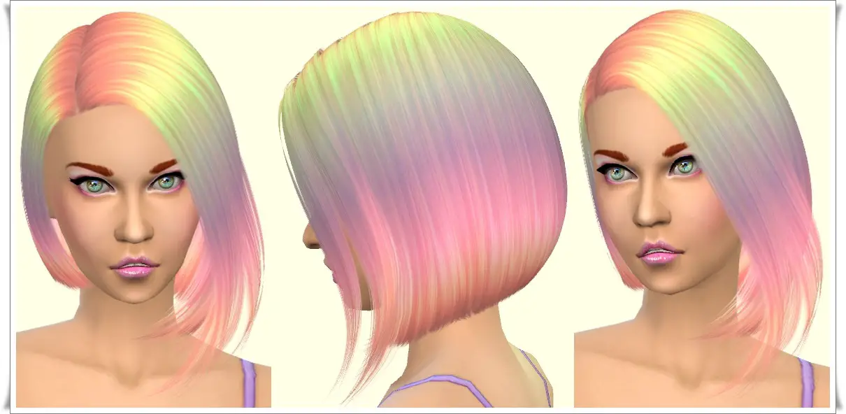 Sims 4 Bob Hair CC