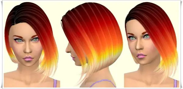 Annett`s Sims 4 Welt: Parrot bob hairstyle for Sims 4