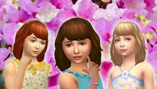 Mystufforigin: Wavy Band for Girls for Sims 4