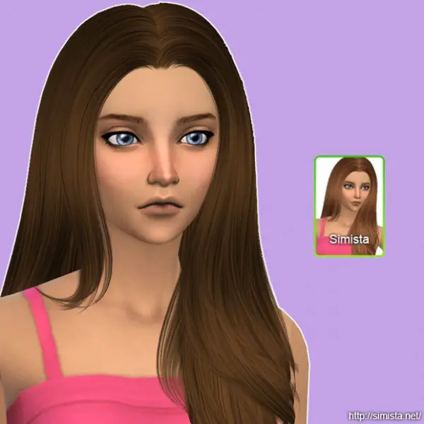 Simista: Nightcrawler`s Invisible Light Hairstyle Retextured for Sims 4