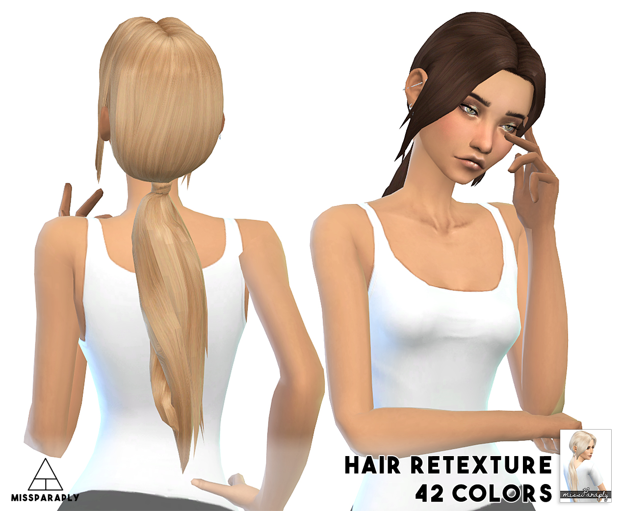 Long Hair Sims 4 Clay