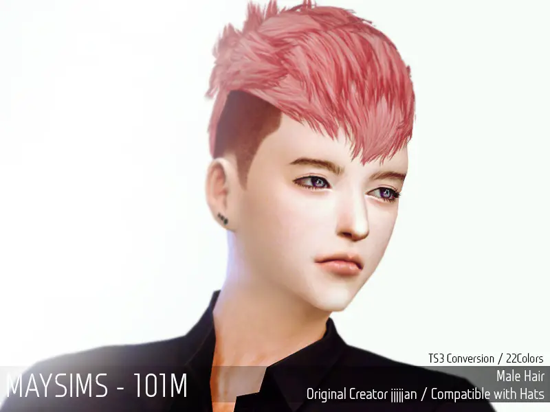 MAY Sims  May Hairstyle 101M Sims  4  Hairs 