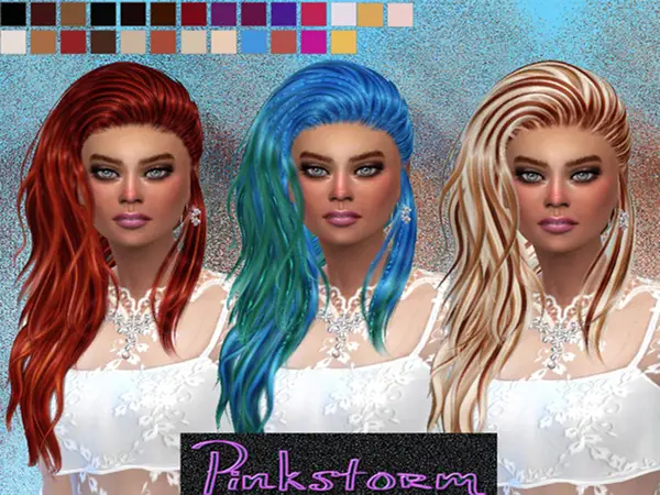 The Sims Resource: Nightcrawler`s hairstyle 23 retextured for Sims 4