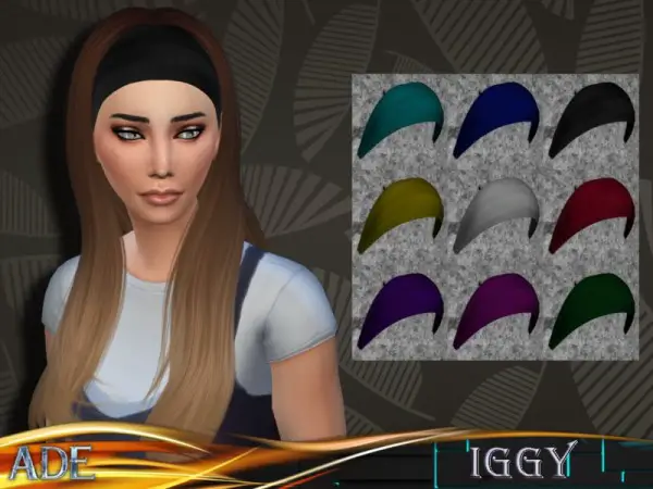 The Sims Resource: Iggy hairstyle by Ade Darma for Sims 4