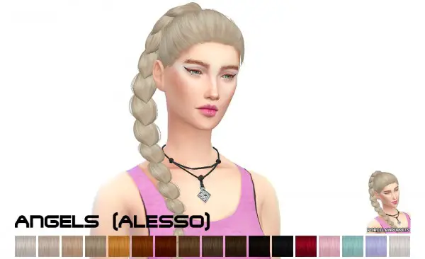 Porcelain Warehouse: Alesso`s hairstyle dump for Sims 4
