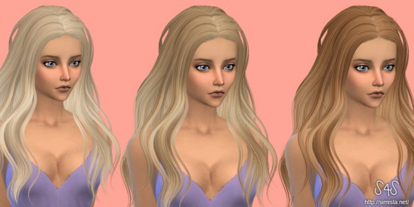 Simista: SkySims 197 Hairstyle Retextured for Sims 4