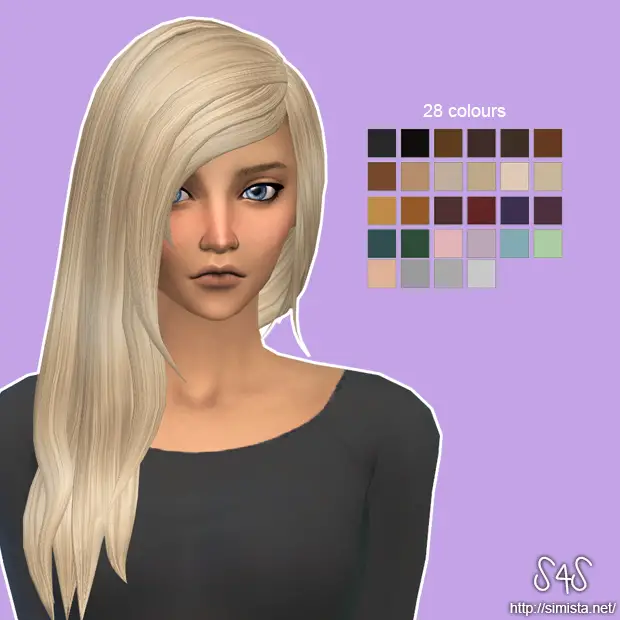 David Sims: David Sims Rock Hairstyle Retexture ~ Sims 4 Hairs