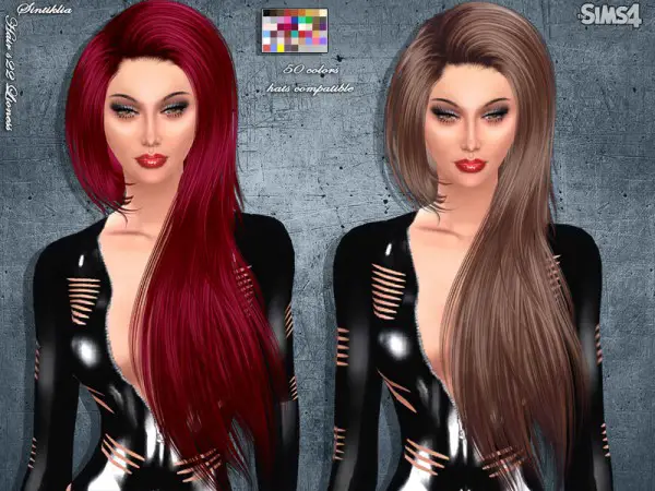 The Sims Resource: Hairstyle 22 Lioness by Sintiklia for Sims 4