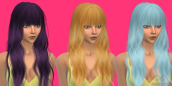 Simista: May 79F hairstyle retextured for Sims 4