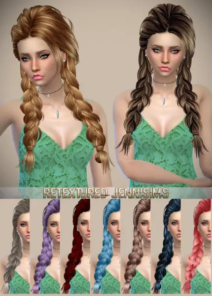Jenni Sims: Newsea`s Foom Summer and  Butterflysims 142 Hairstyles retextured for Sims 4