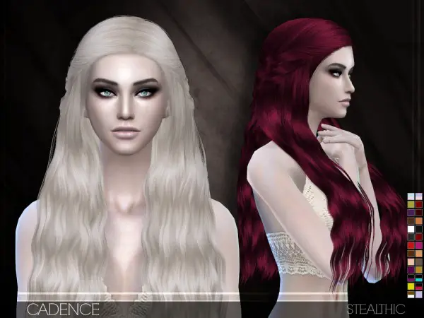 Stealthic: Cadence Hairstyle for Sims 4