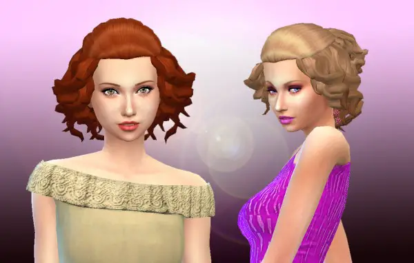 Mystufforigin: Soft Curls for Sims 4