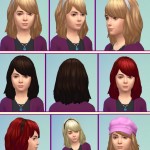 Sims 4 Hairs ~ Mikerashi: Nexus Hair