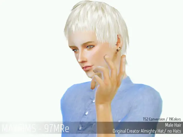 MAY Sims: May Hairstyle 97M Edit for Sims 4