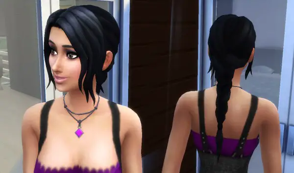Mystufforigin: Simplicity hair for Sims 4