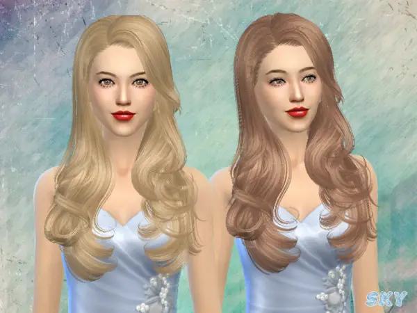 The Sims Resource: Skysims Hairstyle 084 for Sims 4