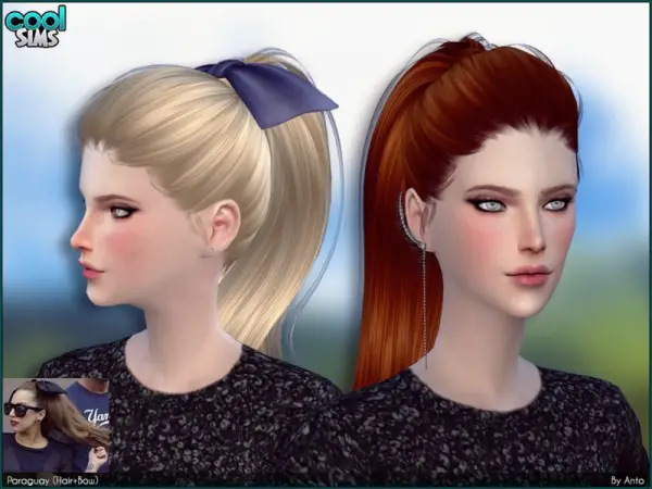 The Sims Resource: Anto   Paraguay hairstyle by Alesso for Sims 4