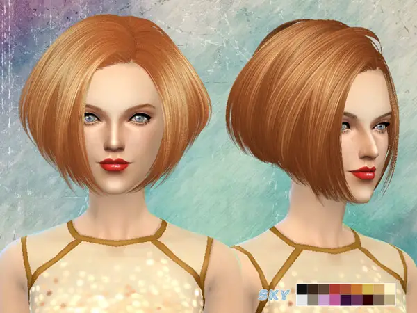 The Sims Resource: Hair 219 by Skysims for Sims 4